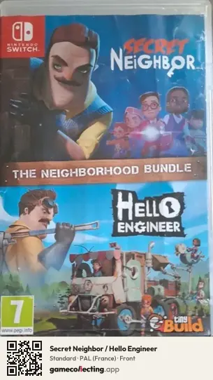 Secret Neighbor / Hello Engineer Nintendo Switch, France box front