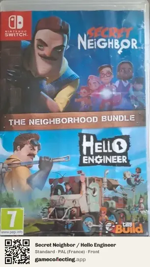 Secret Neighbor / Hello Engineer Nintendo Switch, France box front