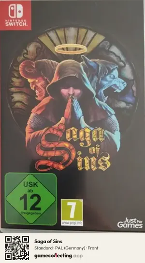 Saga of Sins Nintendo Switch, Germany box front