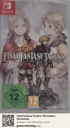 Final Fantasy Tactics: The Ivalice Chronicles Nintendo Switch, Germany box front
