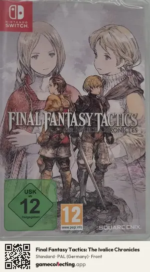 Final Fantasy Tactics: The Ivalice Chronicles Nintendo Switch, Germany box front