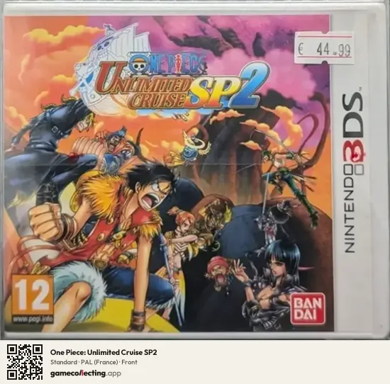 One Piece: Unlimited Cruise SP2 Nintendo 3DS, France box front