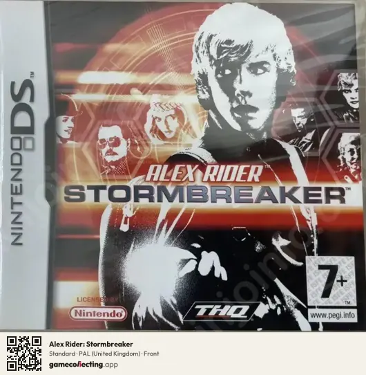 Alex Rider: Stormbreaker Nintendo DS, United Kingdom box front