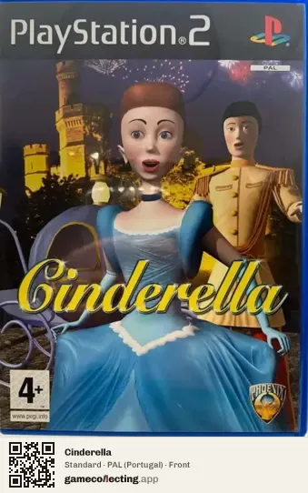 Cinderella PlayStation 2, Portugal box front