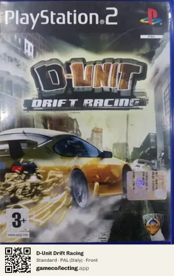 D-Unit Drift Racing PlayStation 2, Italy box front