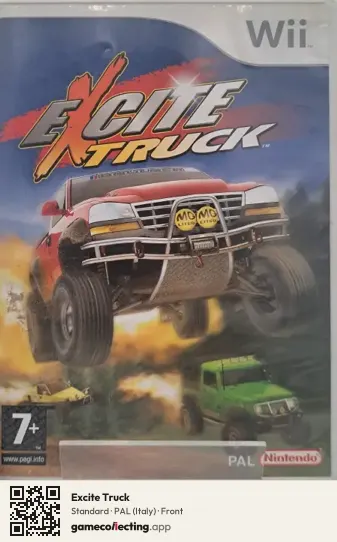 Excite Truck Nintendo Wii, Italy box front
