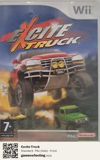 Excite Truck Nintendo Wii, Italy box front