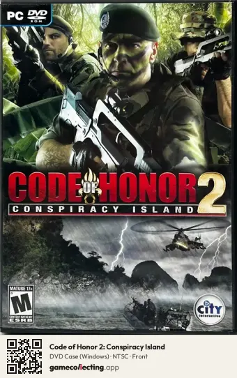 Code of Honor 2: Conspiracy Island Computer, NTSC box front