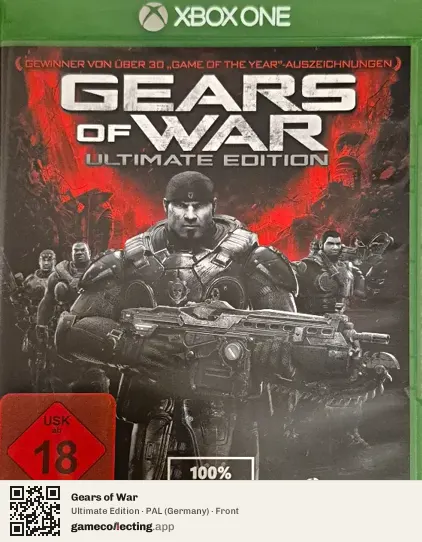 Gears of War Xbox One, Germany box front
