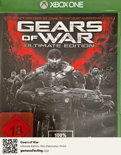 Gears of War Xbox One, Germany box front