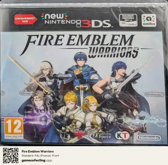Fire Emblem Warriors Nintendo 3DS, France box front