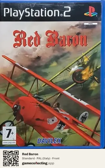 Red Baron PlayStation 2, Italy box front