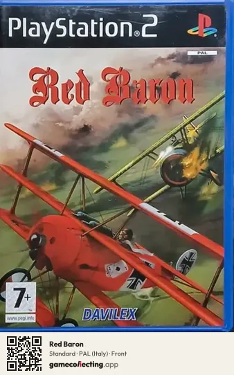 Red Baron PlayStation 2, Italy box front