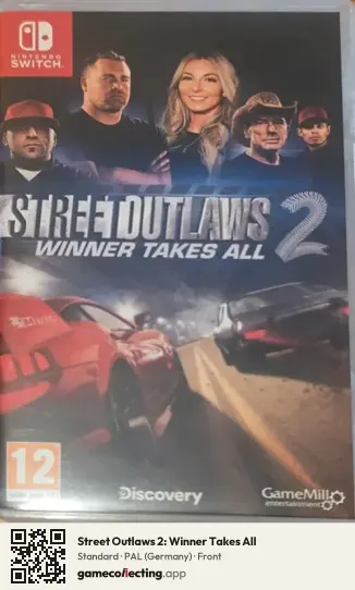 Street Outlaws 2: Winner Takes All Nintendo Switch, Germany box front
