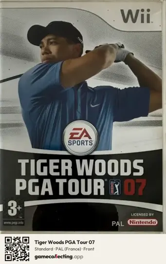 Tiger Woods PGA Tour 07 Nintendo Wii, France box front