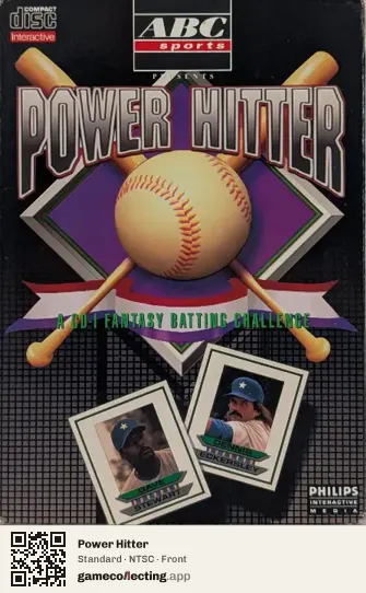 Power Hitter Philips CD-i, NTSC box front