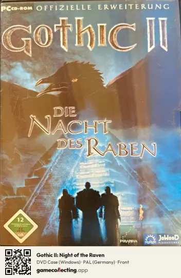 Gothic II: Night of the Raven Computer, Germany box front