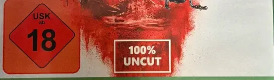 Gears 5, the USK square on its front