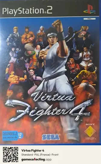 Virtua Fighter 4 PlayStation 2, France box front