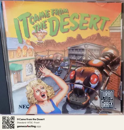 It Came from the Desert TurboGrafx-CD, NTSC box front