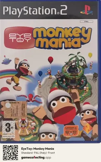 EyeToy: Monkey Mania PlayStation 2, Italy box front