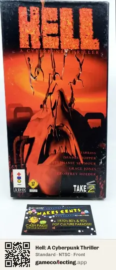 Hell: A Cyberpunk Thriller 3DO Interactive Multiplayer, NTSC box front