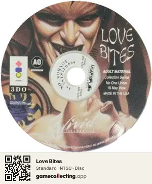 Love Bites 3DO Interactive Multiplayer, NTSC disc