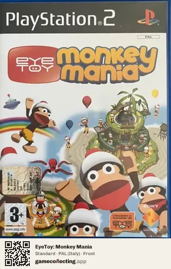EyeToy: Monkey Mania PlayStation 2, Italy box front