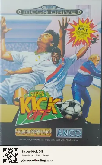 Super Kick Off Sega Mega Drive / Genesis, PAL box front
