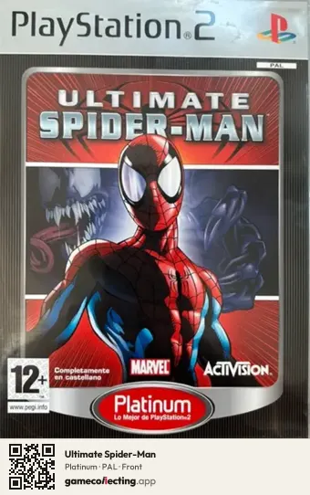 Ultimate Spider-Man PlayStation 2, PAL box front