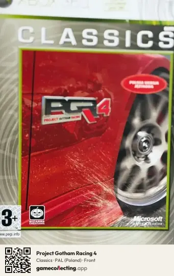 Project Gotham Racing 4 Xbox 360, Poland box front