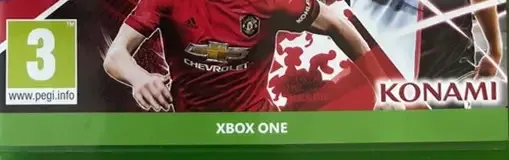eFootball PES 2020, the PEGI square on its front