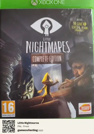 Little Nightmares Xbox One, PAL box front