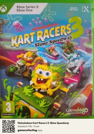Nickelodeon Kart Racers 3: Slime Speedway Xbox Series X, PAL box front