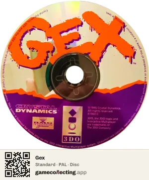 Gex 3DO Interactive Multiplayer, PAL disc