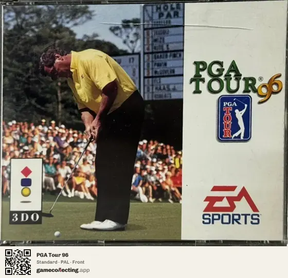 PGA Tour 96 3DO Interactive Multiplayer, PAL box front