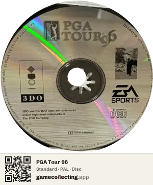 PGA Tour 96 3DO Interactive Multiplayer, PAL disc