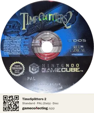 TimeSplitters 2 Nintendo GameCube, PAL disc