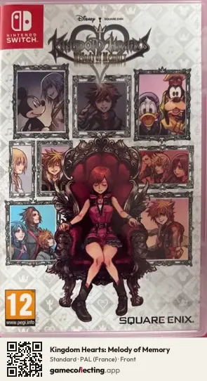 Kingdom Hearts: Melody of Memory Nintendo Switch, France box front