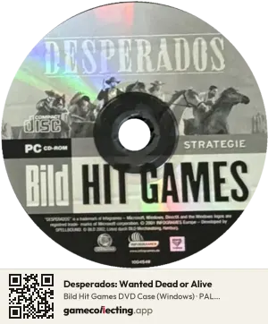 Desperados: Wanted Dead or Alive Computer, PAL disc