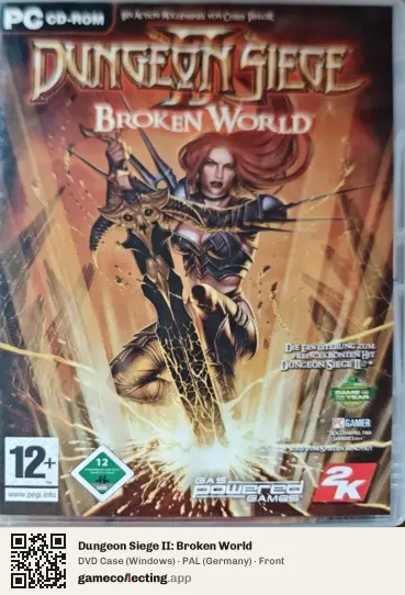 Dungeon Siege II: Broken World Computer, Germany box front