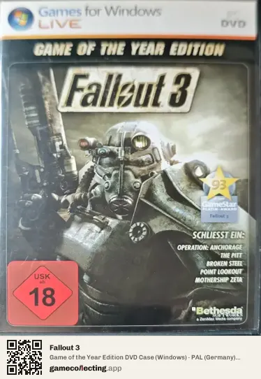 Fallout 3 Computer, Germany box front