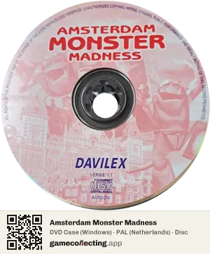 Amsterdam Monster Madness Computer, PAL disc