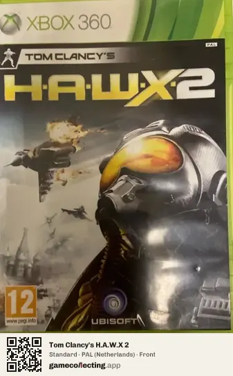 Tom Clancy's H.A.W.X 2 Xbox 360, Netherlands box front