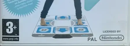 Dance Dance Revolution Hottest Party 2, the PEGI square on its front