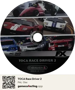 TOCA Race Driver 2 Computer, PAL disc