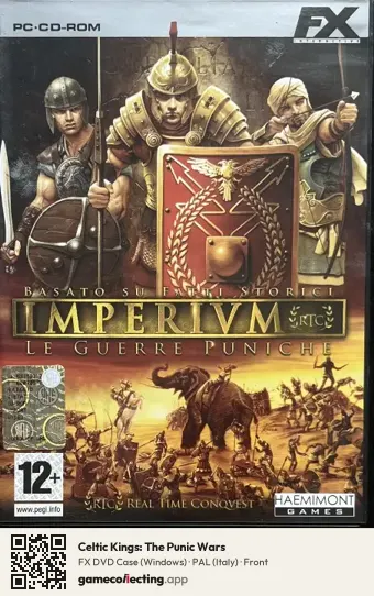 Celtic Kings: The Punic Wars Computer, Italy box front