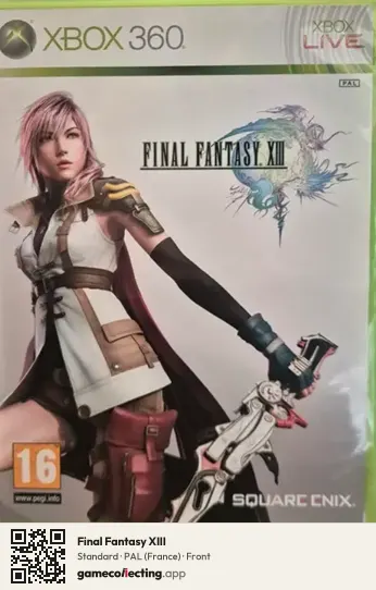 Final Fantasy XIII Xbox 360, France box front