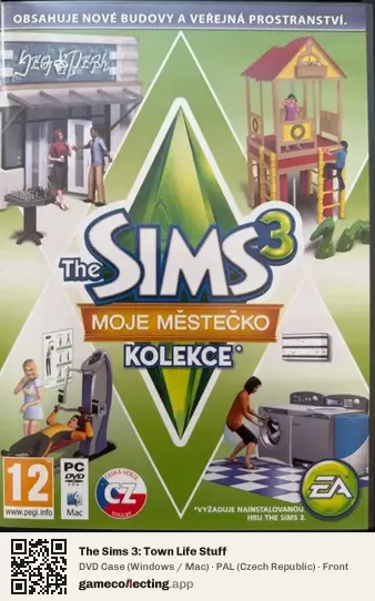 The Sims 3: Town Life Stuff Computer, Czech Republic box front