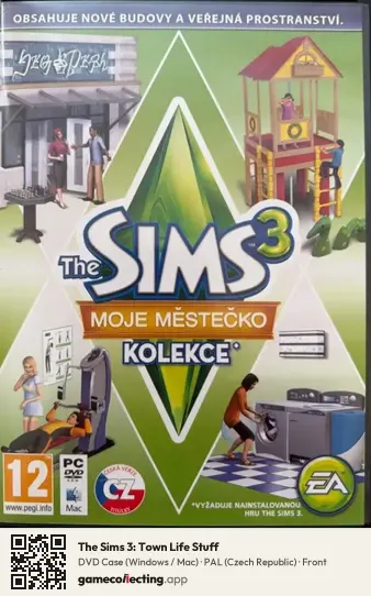 The Sims 3: Town Life Stuff Computer, Czech Republic box front